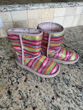 Ugg Rainbow Sequin Boots